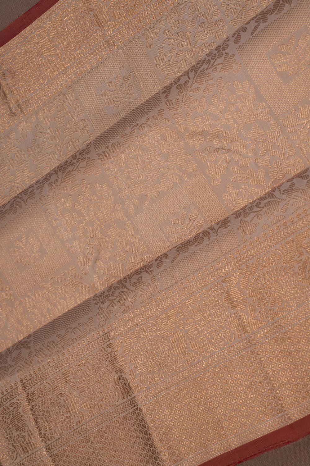 Image of Off-White South Silk Saree